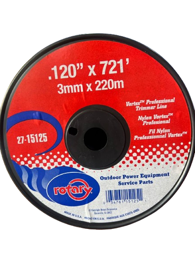 [15125RT] Rollo de nylon Rotary Vortex profesional 3.0mm (220m)