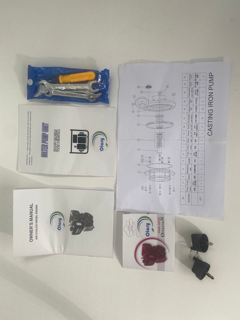 Bomba de agua OLARY DNK20CP-198