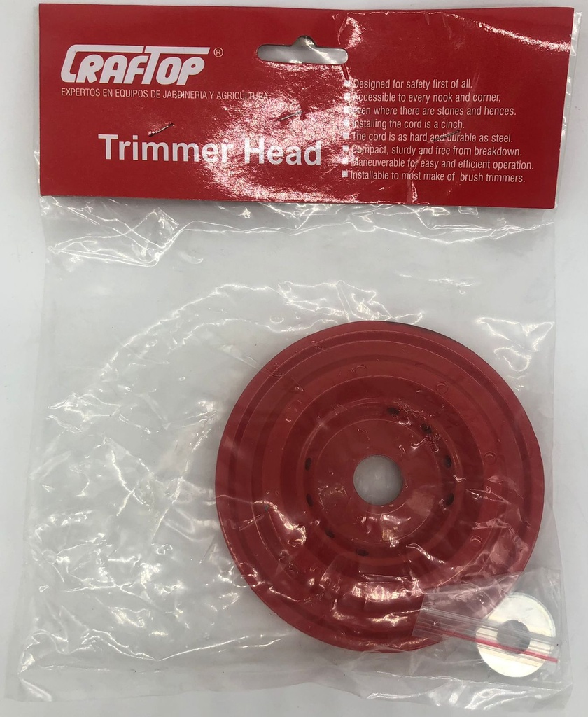 Carrete Craftop Aluminio 4 Puntas Caja 12 uds