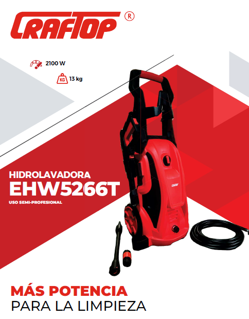 Hidrolavadora Craftop EHW5266T 