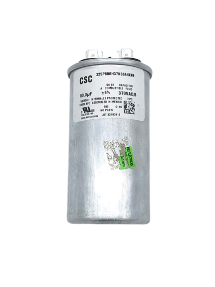 Capacitor Hidrolavadora Electrica 80.0UF , +6% , 370vac 50/60HZ