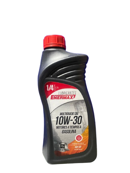 Aceite 1/4 Multigrado Sae 10w-30 Motores 4 tiempos Gasolina