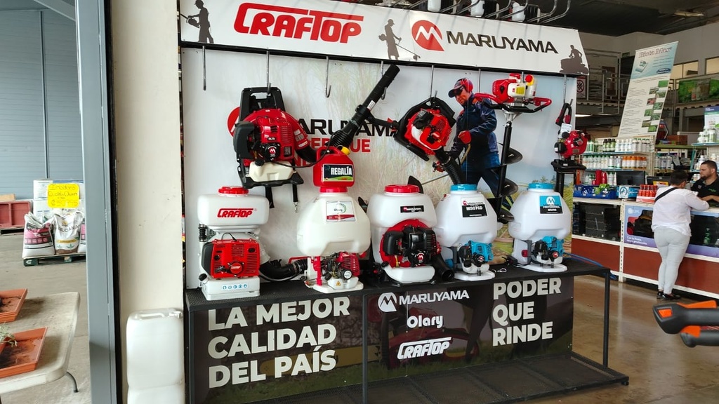 Exhibidor Guadañas Bombas Doble Ambas Caras 