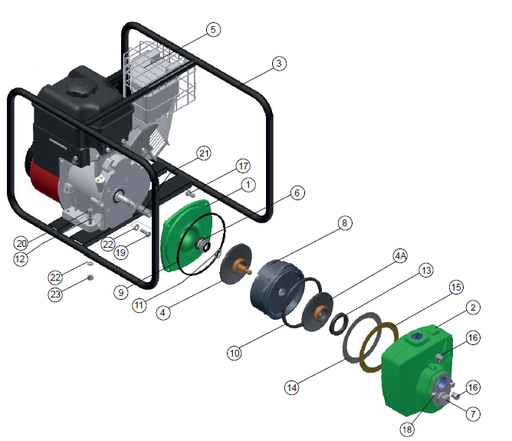 [1G0058] Bomba Agua 1.4X1 Barnes JET JG 1 65-2 HF (50mca) 