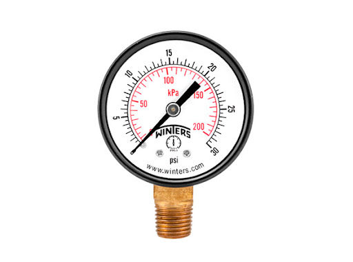 [NK-SPSSG-A1] Manometro Olary de Glicerina  0-300 psi Npt 1/4 Aluminio