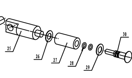 [221340110250K6] Juego Piston del Embolo hidrolavadora Craftop  GHW3400A
