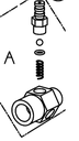Conector-Rosca de Salida de agua hidrolavadora Craftop  GHW3400A