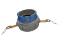 Acople Olary Aluminio Hembra Rapido / Espiga Macho Rosca 4 plg