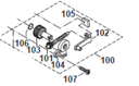 Tensor de la cadena Maruyama MCV51T