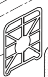 [263717] LATA PREFILTRO MARUYAMA B420H,BC420H,BC420HE 