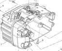 Carcasa Motor (Tanque Combustible y Tanque Aceite)  MCV31R 