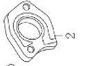 Aislador Carburador Craftop 4 ruedas GLM21-CT196-H