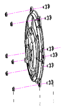 [1220H202002] Tapa Soporte de la Bomba  Craftop GWP20H2