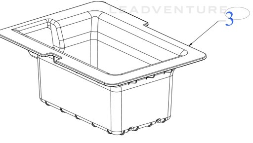 [MTD73127025] Base Bateria Tractor Troy Bilt 
