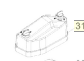 [651P06315] Tapa Filtro Aire Tractor Troy Bilt 